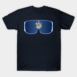 Maine Ski Goggles T-Shirt